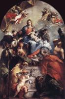 Giovanni Antonio Guardi - Madonna and Child with Saints